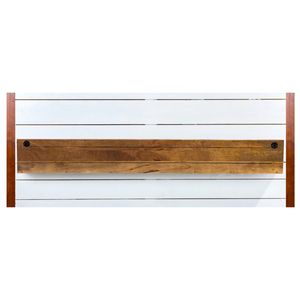 Estante Flotante de Pared Oxberg en Negro y Madera Natural Sólida con Diseño Moderno y Minimalista - Product Image 4