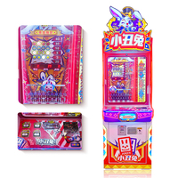 Machine de jeu à monnayeur Kising Clown Rabbit adaptée aux enfants : jeu d'arcade à monnayeur