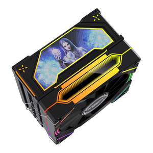 ชุดระบายความร้อนซีพียู LOVINGCOOL แบบกำหนดเองสำหรับ Intel RGB 115x Radiator PC <span class=keywords><strong>TDP</strong></span> <span class=keywords><strong>220W</strong></span> พัดลมระบายความร้อนขนาด 120 มม. เงียบ สำหรับเคสเกมมิ่ง พัดลมระบายความร้อนซีพียูสำหรับพีซี - Product Image 4