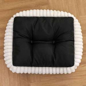 Large Square All-Season Dog <b>Bed</b> with Thickened <b>Bed</b> <b>Pads</b> New Modern Fashion Cat Dog Pet <b>Bed</b> Comfortable Stay Solid Pattern - Product Image 5