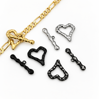 Fermoir de collier en acier inoxydable, fermoir OT en acier titane, composants de bijoux, placage PVD, fabrication OEM, traitement personnalisé, logo sur mesure