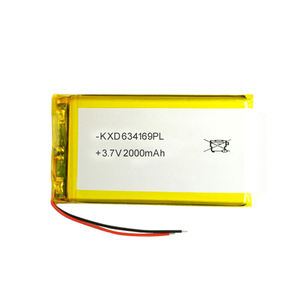 Batería de Polímero de Litio 634169 634169PL 3.7v 2000mah Lipo - Product Image 1