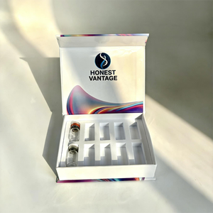 Cajas de Embalaje Reutilizables de Cartón para Viales de Péptidos Cosméticos con Cierre Magnético para 5 Viales de Péptidos de 3 ml y 1 Vial de Agua Bacteriana de 10 ml - Product Image 3