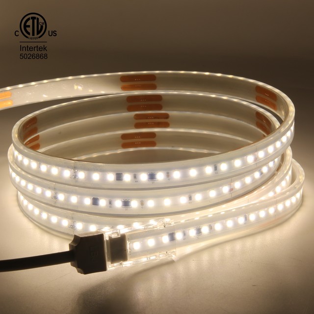 50M/roll High Voltage Waterproof IP67 110V 120V 220V 230V 240V SMD2835 120LEDs/M CE ROHS Outdoor Waterproof LED Strip Light