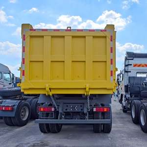 Camion benne poids lourd diesel Howo d'occasion 6x4 à 10 roues avec moteur Weichai et direction à gauche, vente chaude - Product Image 4