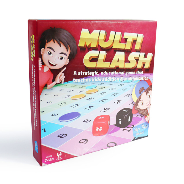 Multi Clash Interactive Paper Wooden Eco-Friendly Customized Portable Board Game Family Party Educational Strategy Kids Adults
