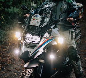 Mtigersports M4S E-mark haute puissance ultra lumineuse universelle LED moto lumière auxiliaire Combo lentille design interrupteur réglable - Product Image 5