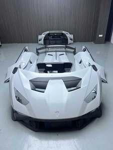Nouveau kit carrosserie en fibre de carbone pour Lamborghini LP580, amélioration avec pare-chocs, jupes latérales, spoiler et capot de style STO - Product Image 2