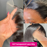 Perruques Lace Front Transparentes Sans Colle 13x4, Fournisseurs de Perruques 13x6 Lisses en Cheveux Remy Naturels, Perruques en Cheveux Vietnamiens Bruts Ultra-Lisses