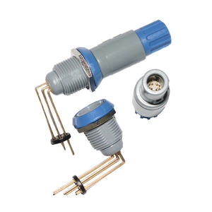 M14 2 3 4 5 6 7 8 9 10 14 <span class=keywords><strong>Pin</strong></span> 1P Serie PAG PKG Winkel 90-Grad-Buchse Kunststoffst ecker Push-<span class=keywords><strong>Pull</strong></span>-Anschluss - Product Image 1