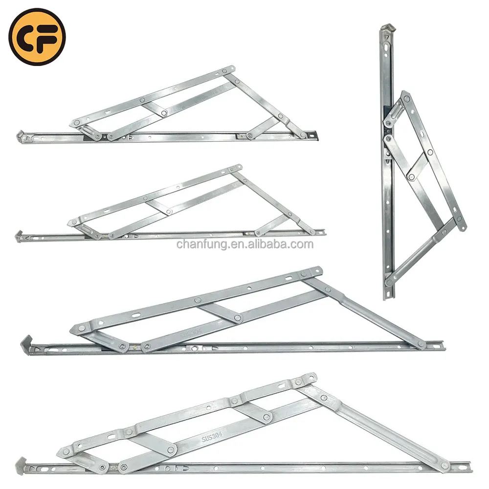 Cerniera per finestra in alluminio resistente personalizzata per finestre in acciaio inossidabile