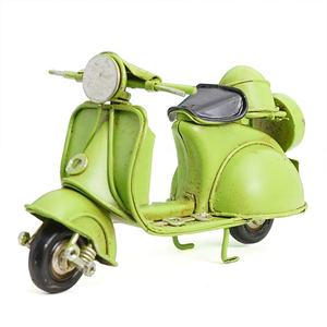 Modellino di Moto in Metallo Vintage Decorazione per la Casa <span class=keywords><strong>Arte</strong></span> <span class=keywords><strong>e</strong></span> Artigianato per Caffetteria Compleanno Scooter - Product Image 1