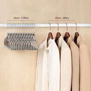 Yikai đa chức năng hiện đạ<span class=keywords><strong>i</strong></span> siêu mỏng 360 độ xoay móc không trượt nhung móc để lưu trữ quần áo - Product Image 4