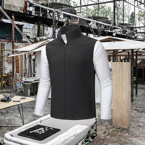 Chaleco Acolchado Sin Mangas para Hombre, con Múltiples Bolsillos, Cálido para Otoño, Ecológico, Bordado Paisley, Estilo Steampunk Gótico, Casual/Formal - Product Image 3