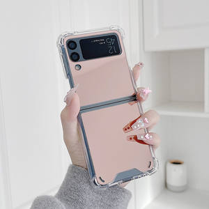 Funda protectora de espejo de galvanoplastia con pantalla plegable transparente a la moda, funda de teléfono anticaída para <span class=keywords><strong>Samsung</strong></span> <span class=keywords><strong>Galaxy</strong></span> <span class=keywords><strong>Z</strong></span> <span class=keywords><strong>Flip</strong></span>/Fold 4/<span class=keywords><strong>3</strong></span> - Product Image 1