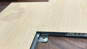 Divisorio per Toilette e Ufficio in Acciaio Inox, Schermo Fonoassorbente con Profilo in Lega di Alluminio, Parete Divisoria a Doppio Strato con Persiane - Product Image 2