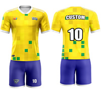 Vêtements de football de qualité club, maillot de football court, séchage rapide, respirant, antibactérien, été, doux pour la peau, évacuation de l'humidité