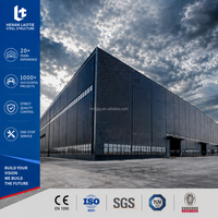 Entrepôt logistique de grande envergure en structure métallique, atelier industriel préfabriqué en acier, hangar métallique pour entrepôt commercial