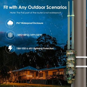 WAVLINK WN570HA2 / WL-WN570HA2-GW AC1200 Dual Band Outdoor <b>Access</b> <b>Point</b>, Outdoor Long Range Wi-Fi Extender WiFi Signal Booster - Product Image 4