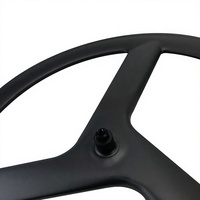 Jeu de roues de vélo à pignon fixe en fibre de carbone à bas prix, fabriqué en Chine, moyeux de vélo de piste à roulements à billes, avant 3 rayons, arrière 88 rayons, modèle R508