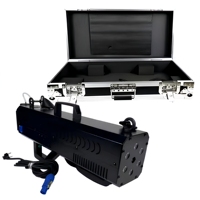 Pistolet à fumée LED portable 1500W pour DJ, équipement d'éclairage et d'effets spéciaux pour mariages, clubs et soirées - Machine à brouillard électrique portative pour discothèque