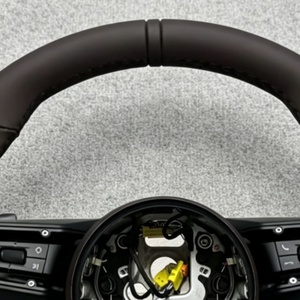 Volant en cuir en promotion pour <span class=keywords><strong>Porsche</strong></span> 911 <span class=keywords><strong>964</strong></span> 993 996 997 991 992 718 Boxster Cayman 986 987 981 982 Cayenne Panamera - Product Image 3