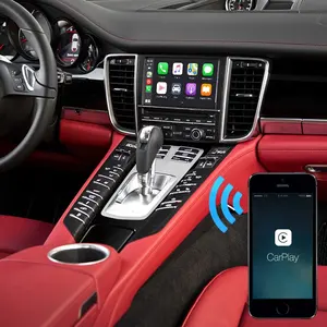 Không Dây Android Auto Thông Minh Liên Kết Pors Che PCM4.0 PCM3.1 Cho Boxster Cayenne Cayman Macan Panamena 718 911 CarPlay Hộp Giải Mã