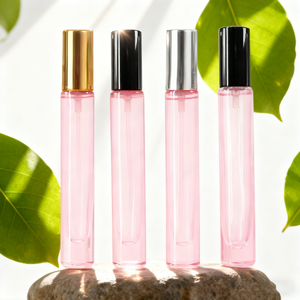 Chai xịt nước hoa mini du lịch, thiết kế mới tròn sang trọng, bề mặt nhẵn, xịt đẹp, có thể nạp lại, màu đen, <span class=keywords><strong>10ml</strong></span>, bán buôn - Product Image 4