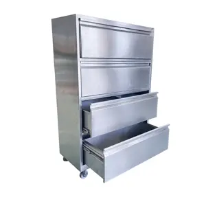 Factory Price Stainless Steel Restaurant Metal Filing Cabinet Commercial Cabinet