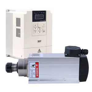 Changsheng 6kw Spindle CNC 7.5kw Inverter 18000rpm ER32 Square Copper Shaft Air Cooling