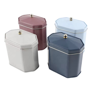 Fashion Design Custom Blikken Exotische Doos Flip Cover Grote Losse Thee Koffie Blikje Thee Metalen Blikken Container Met Deksel - Product Image 4