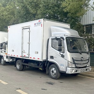 New Euro 3 Diesel Frozen Seafood Storage 5 Ton Refrigerator Meat Vegetable Fruit 4*2 Mini Refrigerated Truck Foton 4 Cylinders - Product Image 3