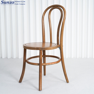 Sunzo mobilya antika istiflenebilir yemek olay parti ahşap düğün Thonet Bentwood sandalyeler - Product Image 4