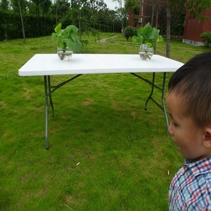 Nhà Máy Bán Buôn HDPE Hình Chữ Nhật Đi Bộ Đường Dài Thuận Tiện Gấp 8 Chỗ Ngồi Ngoài Trời Tiệc Có Thể Điều Chỉnh Loại Xuất Xứ Bảng Nói Chung - Product Image 4