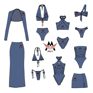 Đồ bơi bikini giá xuất xưởng, chất liệu co giãn, bikini trẻ em, đồ bơi tùy chỉnh chất liệu, đồ bơi gợi cảm, đồ bơi hai mảnh, đồ bơi biển gợi cảm - Product Image 2