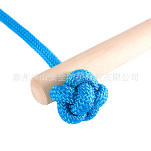 Bâton de fitness en bois pour singe, équipement portable d'extérieur, accessoire de slackline pour l'entraînement d'intégration sensorielle - Product Image 3