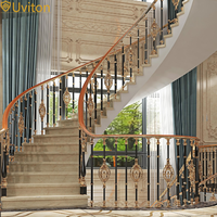 Vente en gros d'usine Balustrades pour balcon Rampe d'escalier Rampe de pont Rampe de sécurité en aluminium de luxe Personnalisée