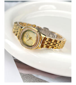 Reloj de Pulsera de Acero con Diamantes de Cuarzo para Mujer, Elegante, de Alta Calidad, Lujoso e Impermeable - Product Image 6