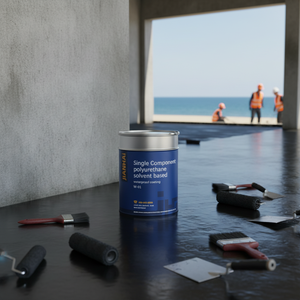 <span class=keywords><strong>Caoutchouc</strong></span> liquide monocomposant avec certification CE, barrière d'étanchéité sans joint <span class=keywords><strong>pour</strong></span> <span class=keywords><strong>dalle</strong></span> de béton, durcissement rapide, revêtement imperméable <span class=keywords><strong>en</strong></span> polyuréthane W-01 - Product Image 1