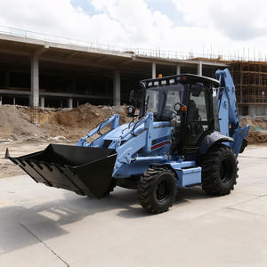 รถแทรกเตอร์ดีเซลขนาดเล็ก TW Super Discount 75 กิโลวัตต์ ระบบไฮดรอลิก ขับเคลื่อน 4 ล้อ พร้อมรถตักหลังขุด และชิ้นส่วนสำคัญ - Product Image 1