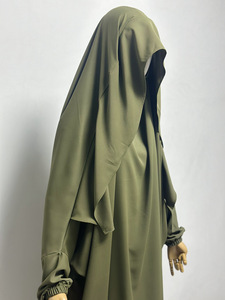 Sharut Vente en Gros Jilbab Turque de Haute Qualité pour Fille, Robe Musulmane Abaya Jilbab Burqa Longue Une Pièce pour Prière - Product Image 4