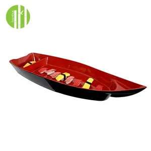 BAMBUS japon gıda kullanımı için hızlı teslimat ile yüksek kaliteli büyük stok ahşap suşi tekne suşi rulo