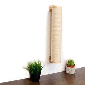 <strong>High</strong> <strong>Quality</strong> Modern Eco-Friendly Wall Mounted <strong>Cat</strong> <strong>Tree</strong> Scratcher Post with Sisal Rope and Wood Base for <strong>Cats</strong> - Product Image 2