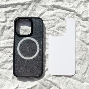 Ốp điện thoại <span class=keywords><strong>TPU</strong></span> tùy chỉnh in chuyển nhiệt 2D, hỗ trợ sạc không dây từ tính, dành cho iPhone 15 14 13 Pro Max, phong cách Ins - Product Image 2