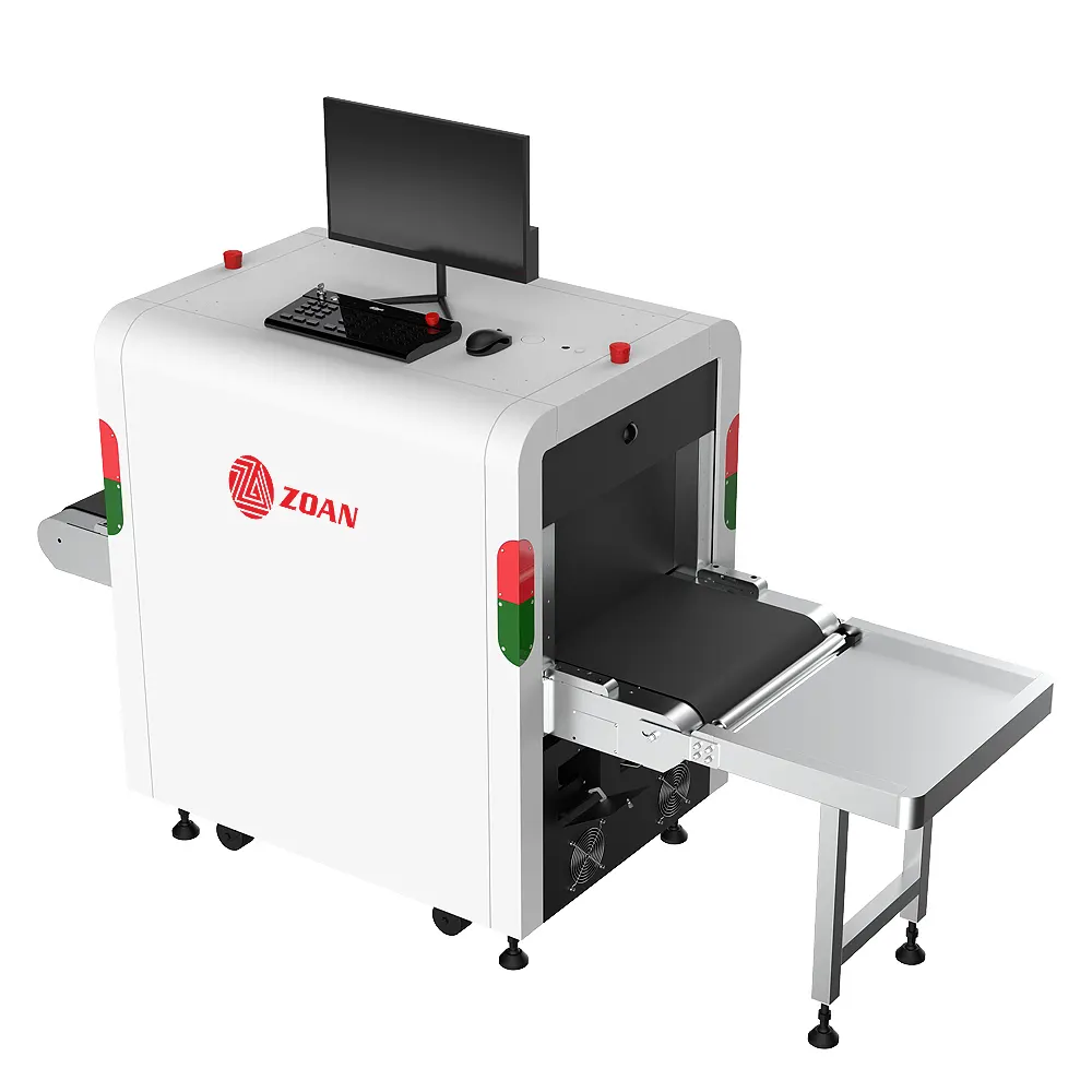 인공지능을 가진 화물 검사를 위한 엑스레이 소포 기계 단 하나 에너지 수화물 짐 스캐너 ZA5030A