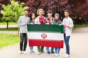 3x5 Ft Double Sided Old Historic Persian Iran avec Lion Sun Flag With Canvas Header and Double Stitched - Product Image 3