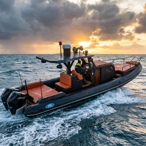 <span class=keywords><strong>Bateau</strong></span> semi-rigide professionnel Hedia de 10,5 m (35 pieds) à coque en aluminium échelonnée, profil V profond, pour croisière, excursions d'une journée, <span class=keywords><strong>bateau</strong></span> de charter avec cabine et toilettes - Product Image 5