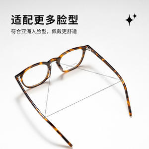 Montures de lunettes ovales Danyang 9603, monture complète en acétate, tendance mode, verres en plastique pour femmes - Product Image 3