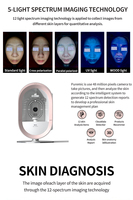 2025 Factory Price Professional Smart Moji Digital Ai Skin Analysis 3d Skin Analyzer Facial Skin Analyzer