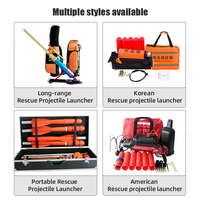 Lanceur pneumatique portable longue portée pour survie aquatique, équipement de sécurité maritime d'urgence, lanceur de corde de sauvetage